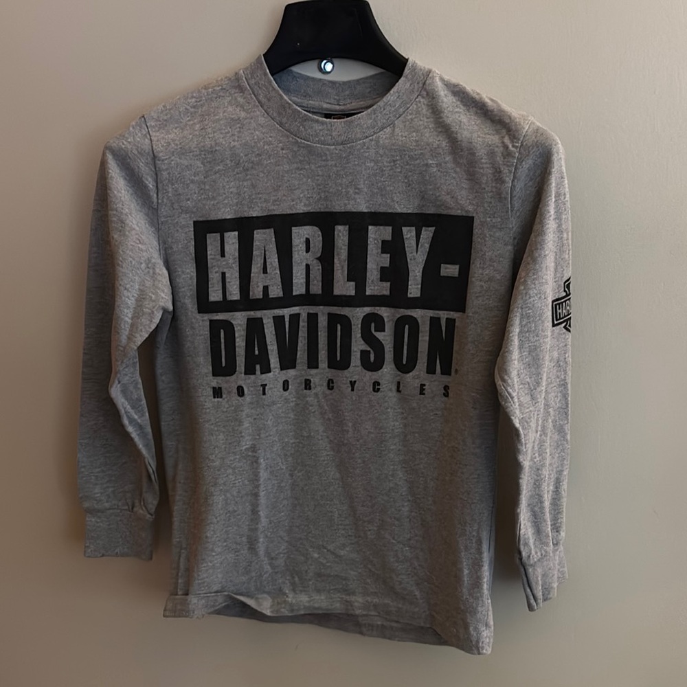 Harley-Davidson Gray Long Sleeve Tee